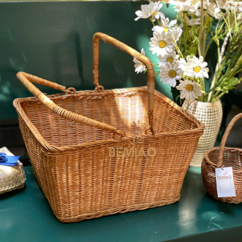 Lầm tưởng về giỏ mây picnic: Những điều bạn cần biết trước khi mua