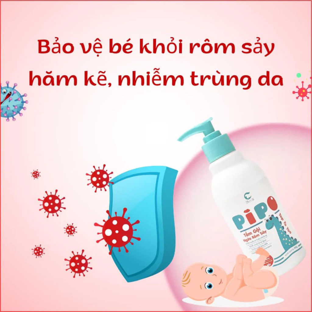 Vì sao sữa tắm thông thường không thể làm sạch da toàn thân như Sữa Tắm Pipo Top to toe?