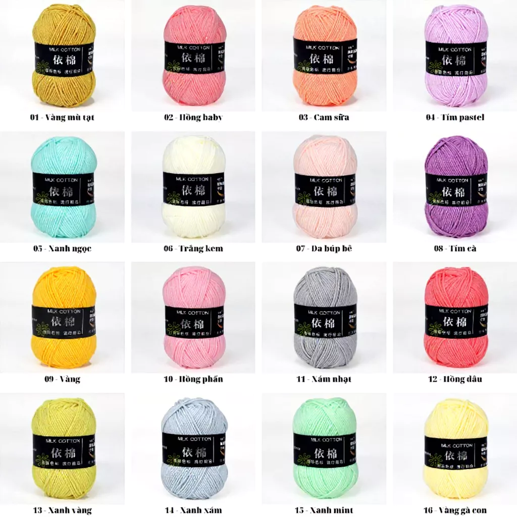 Làm thế nào để chọn cuộn len Milk Cotton phù hợp cho dự án đan móc của bé mà không bị lãng phí nguyên liệu?