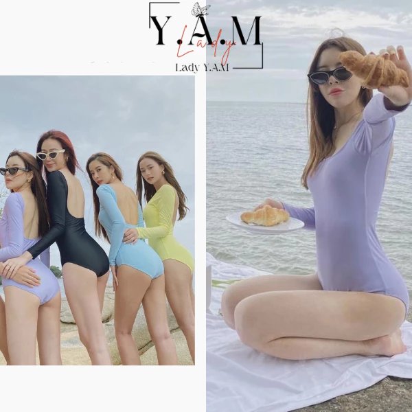 Mặc bikini liền mảnh như thế nào để không lộ dáng khi đi biển?