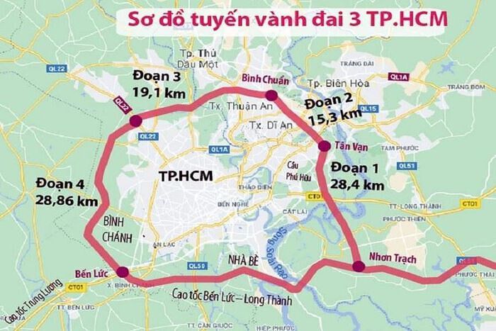 Yêu cầu hoàn thành 8 km Vành đai 3 TP HCM sớm hơn kế hoạch