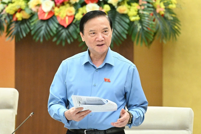 Phó chủ tịch Quốc hội Nguyễn Khắc Định Phó chủ tịch Quốc hội Nguyễn Khắc Định phát biểu