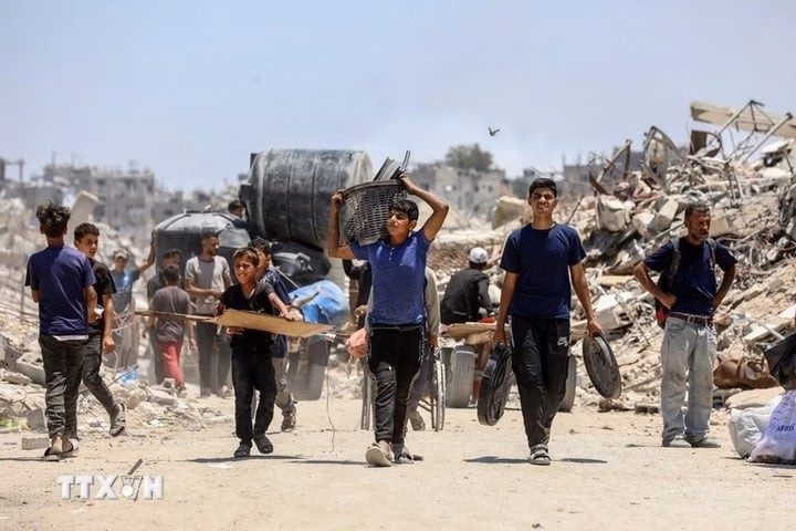 Người dân Palestine tại Beit Lahia