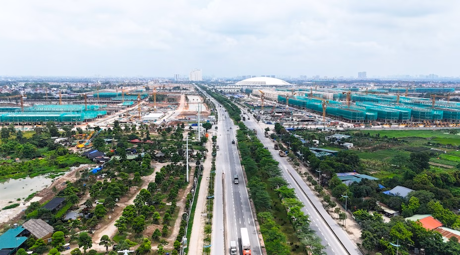Công viên trung tâm và hồ điều hòa của dự án Vinhomes Global Gate Công viên trung tâm và hồ điều hòa của dự án Vinhomes Global Gate
