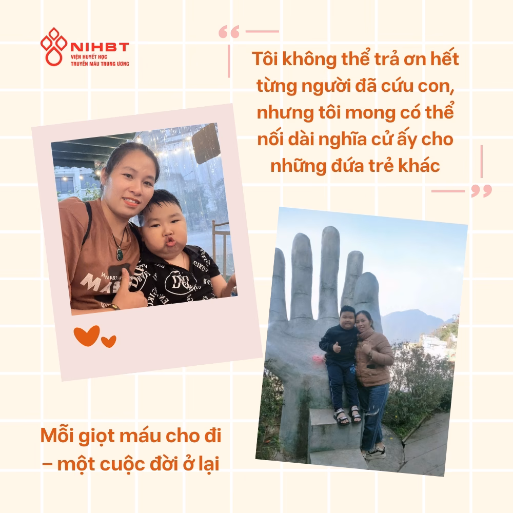 Người mẹ 13 lần hiến máu để tri ân và cứu con từ lằn ranh sinh tử