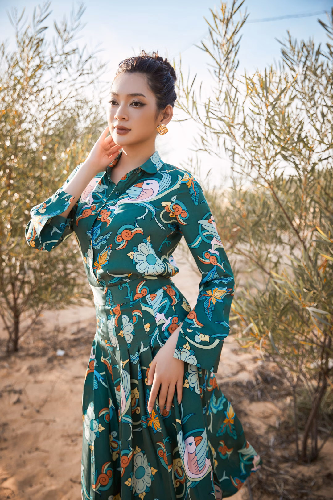Hoa hậu Phương Anh trình diễn trên sân khấu thời trang Hoa hậu Phương Anh trình diễn trên sân khấu thời trang