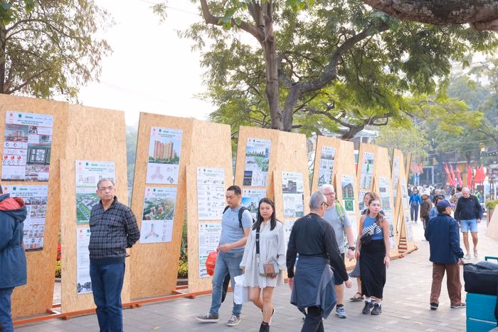 Triển l&atilde;m c&aacute;c phương &aacute;n đạt giải tại Tụ hội s&aacute;ng tạo H&agrave; Nội 2026