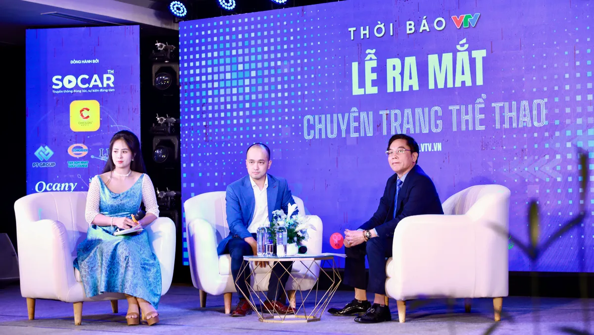 Đại diện Thời báo VTV giao lưu cùng các phóng viên, báo đài Đại diện Thời báo VTV giao lưu cùng các phóng viên, báo đài