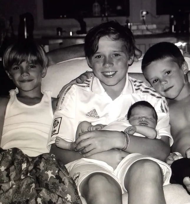 David Beckham và các con David Beckham và các con