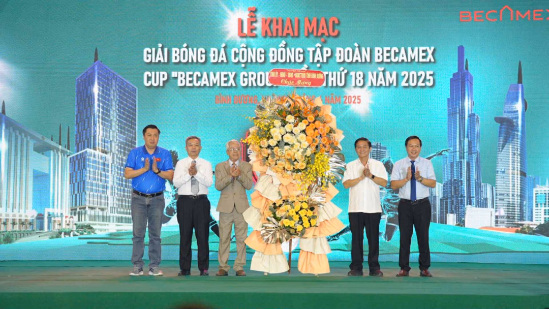 Khai mạc giải bóng đá cộng đồng Tập đoàn Becamex Cup 2025 Gần 200 đội tranh tài giải bóng đá cộng đồng Tập đoàn Becamex 2025