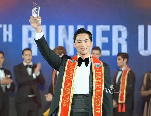 Vũ Linh giành Á quân 4 tại Manhunt International 2025 Vũ Linh Á quân 4