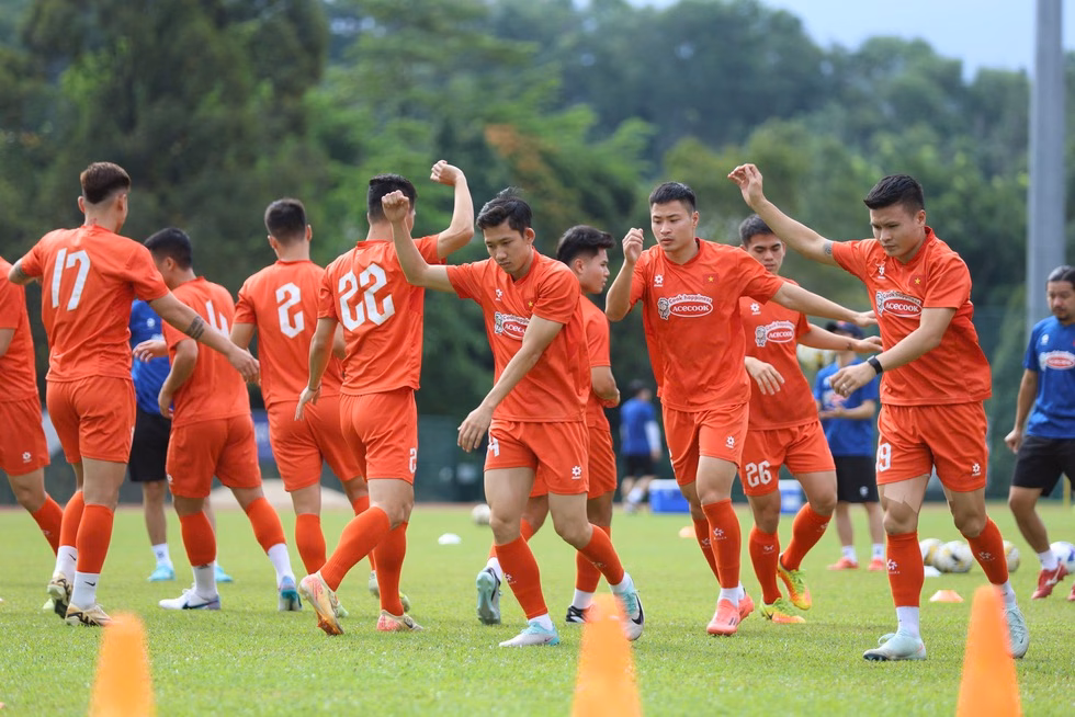 Đội tuyển Việt Nam lên phương án thi đấu Đội tuyển Việt Nam lên phương án thi đấu