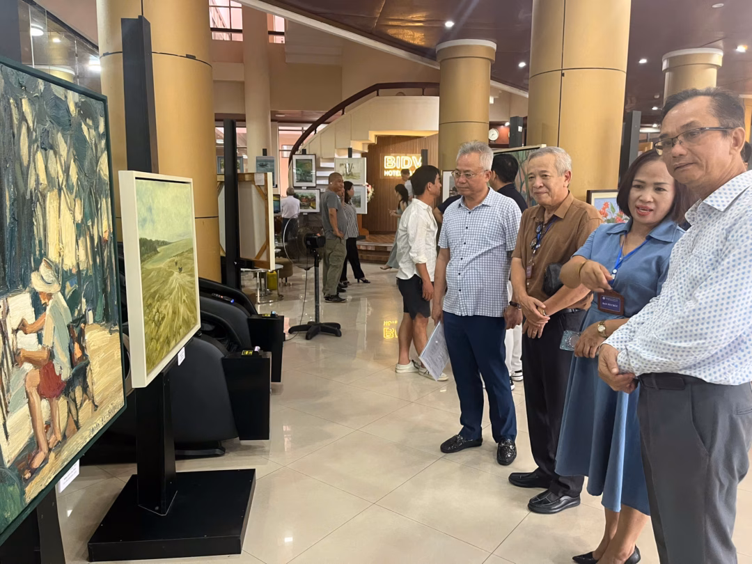 Phát biểu khai mạc triển lãm, NSƯT Lê Như Hải, Chủ tịch Hội Liên hiệp Văn học nghệ thuật Hải Phòng nhấn mạnh, Mỹ thuật Hải Phòng từ lâu đã khẳng định vị thế của mình và luôn là 1 trong các chuyên ngành hoạt động tích cực nhất của Hội Liên hiệp Văn học nghệ thuật Hải Phòng. Trại sáng tác và Triển lãm lần này thêm một lần khẳng định điều đó.