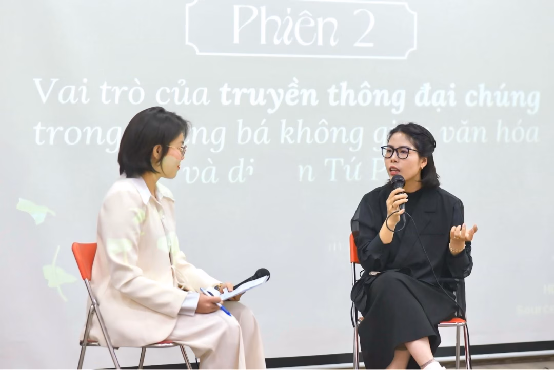 NTK Linh Thảo – Người thổi lửa văn hóa tín ngưỡng qua thời trang đương đại NTK Linh Thảo - đưa trang phục văn hoá tín ngưỡng vào môi trường học thuật