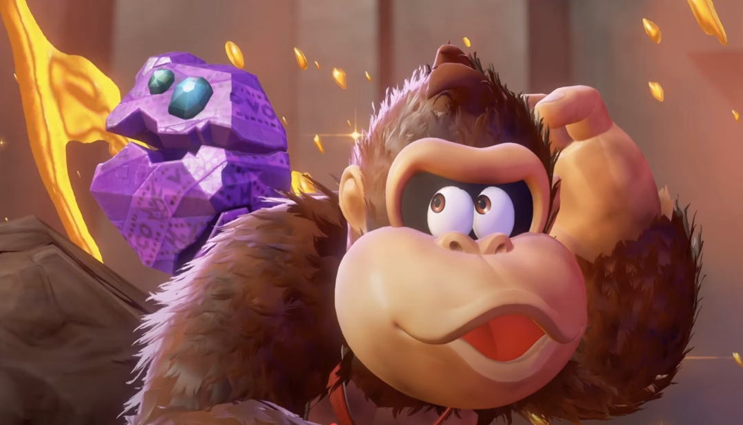 Switch 2 ấn tượng với kỹ thuật đồ họa Donkey Kong Banana Blitz