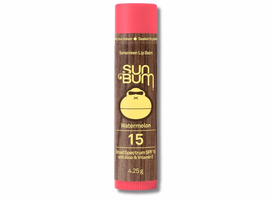 Tia Carrere tiết lộ bí quyết chăm sóc da và những câu chuyện fan gặp gỡ kỳ lạ Tia always has her Sun Bum lip balm on hand at any given moment. Picture: Amazon Australia