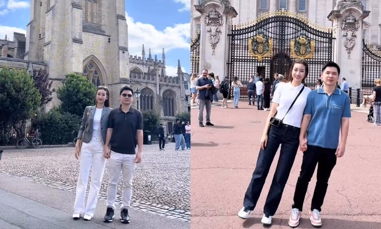 Đỗ Mỹ Linh và chồng doanh nhân đồng hành ngọt ngào sau khi sinh con Gia đình Đỗ Mỹ Linh chụp ảnh kỷ niệm dịp con gái tròn hai tuổi.