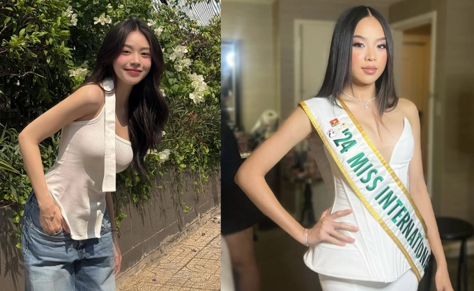 Sao Việt ‘lột xác’ với phong cách mới khiến fan choáng ngợp Miss International 2024 Thanh Thủy khác lạ khi đổi phong cách trang điểm trong chuyến công tác Mỹ hồi đầu tháng 7.