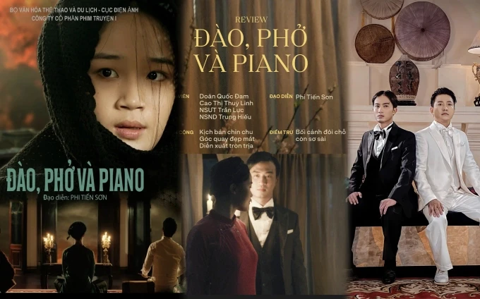 Phim về chủ đề tình trữ tình tại chốt kỷ nguyên sự kiện hấp h: cập nhật các lên sóng truyền hình. Poster phim truyện “Đào, phở và piano”.