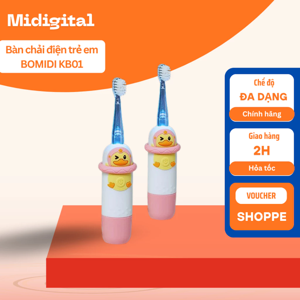 Tại sao bàn chải điện trẻ em BOMIDI KB01 lại là lựa chọn hàng đầu của các bậc phụ huynh?