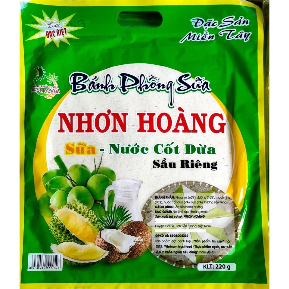 Làm sao để bánh tráng sữa sầu riêng không bị mềm khi bảo quản?