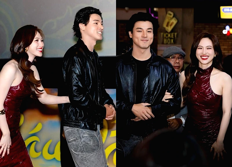 Phương Anh Đào nắm tay “crush quốc dân” Khương Lê tại showcase ‘Báu Vật Trời Cho’ – Cực tình, bất ngờ!