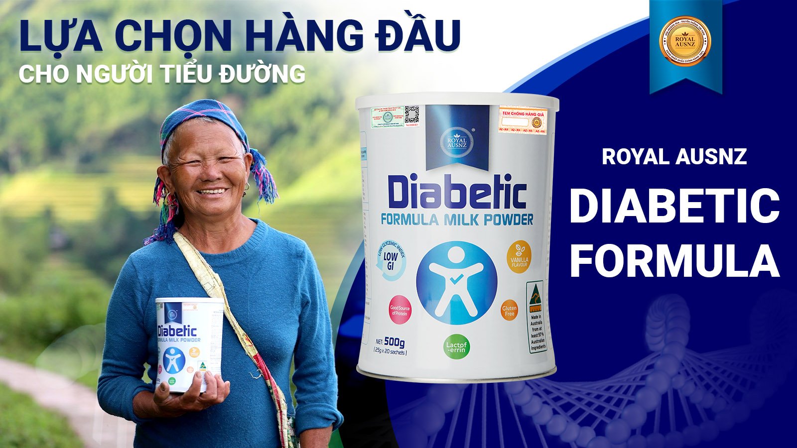 Sữa dành cho người tiểu đường Diabetic có công thức thành phần vượt trội