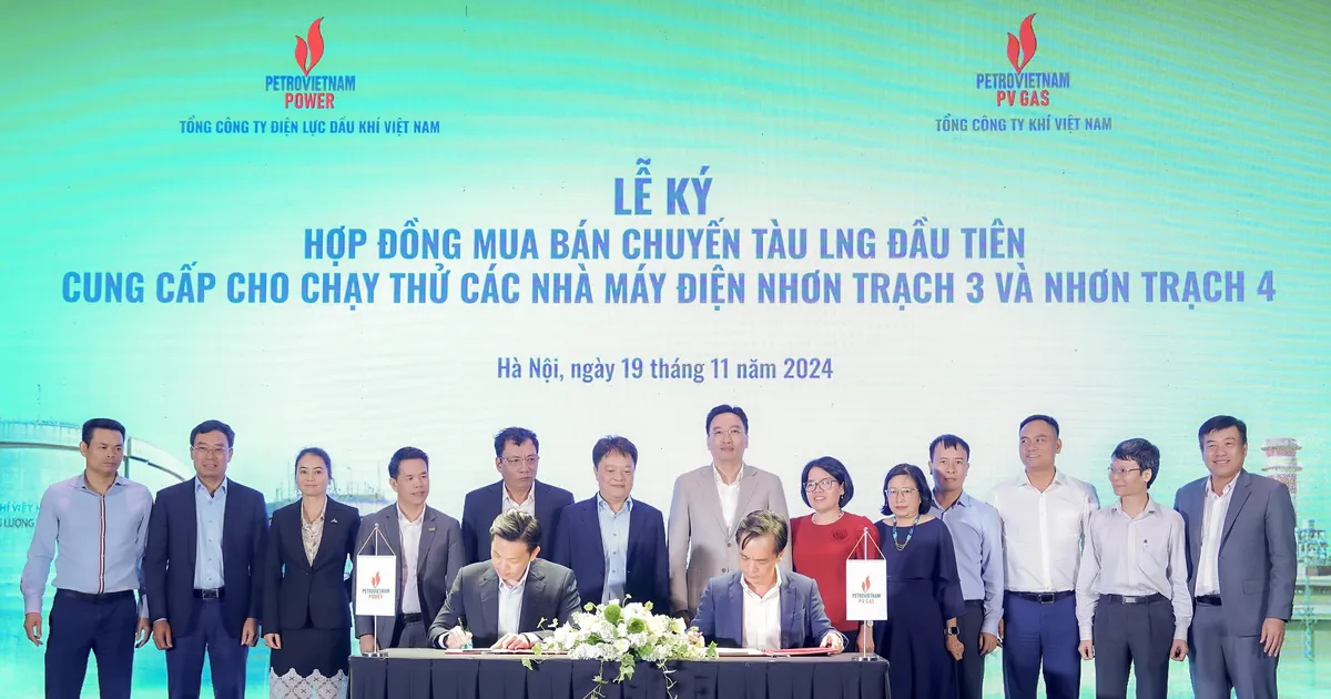 Lễ ký kết hợp đồng Lễ ký kết hợp đồng giữa PV GAS và PV Power