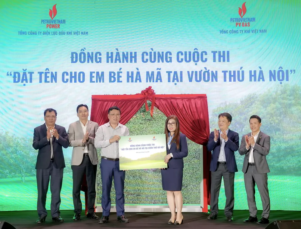 PV GAS đồng hành cùng Vườn Thú Hà Nội PV GAS đồng hành cùng cuộc thi 'Đặt tên cho em bé hà mã'