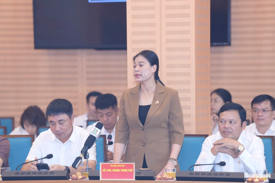 Đại diện lãnh đạo Sở Văn hóa và Thể thao Đại diện lãnh đạo Sở Văn hóa và Thể thao thành phố Hà Nội phát biểu