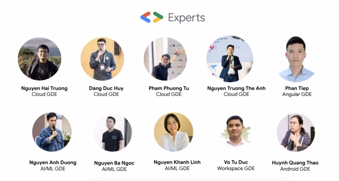 10 chuyên gia Việt Nam thuộc chương trình Google Developer Expert Chuyên gia Google Developer Expert