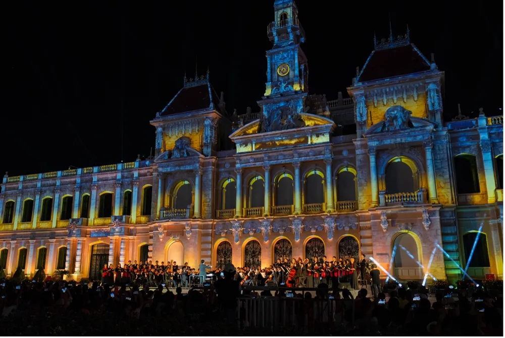 SABECO đồng hành cùng đêm diễn 3D Mapping tại TPHCM