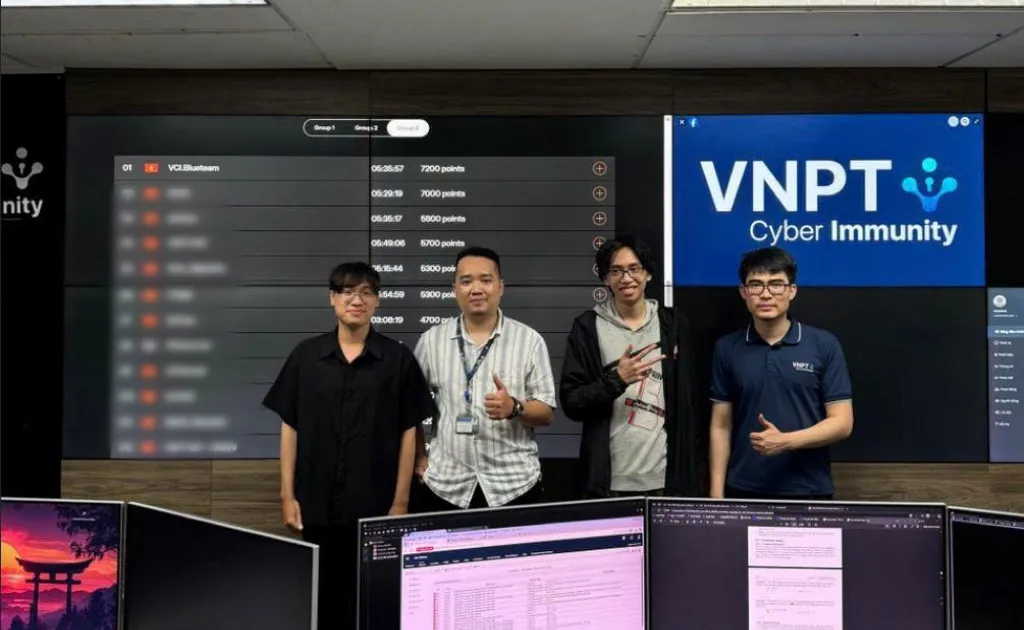 Thành viên đội tuyển VNPT Cyber Immunity Thành viên đội tuyển VNPT Cyber Immunity