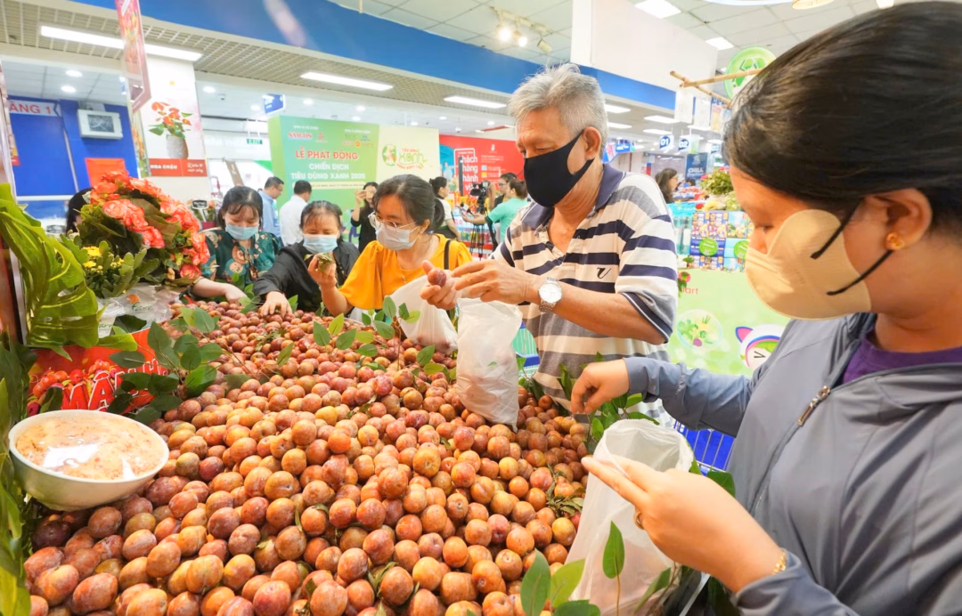 Người dân mua mận hậu Sơn La sau lễ phát động Người dân mua mận hậu Sơn La sau lễ phát động