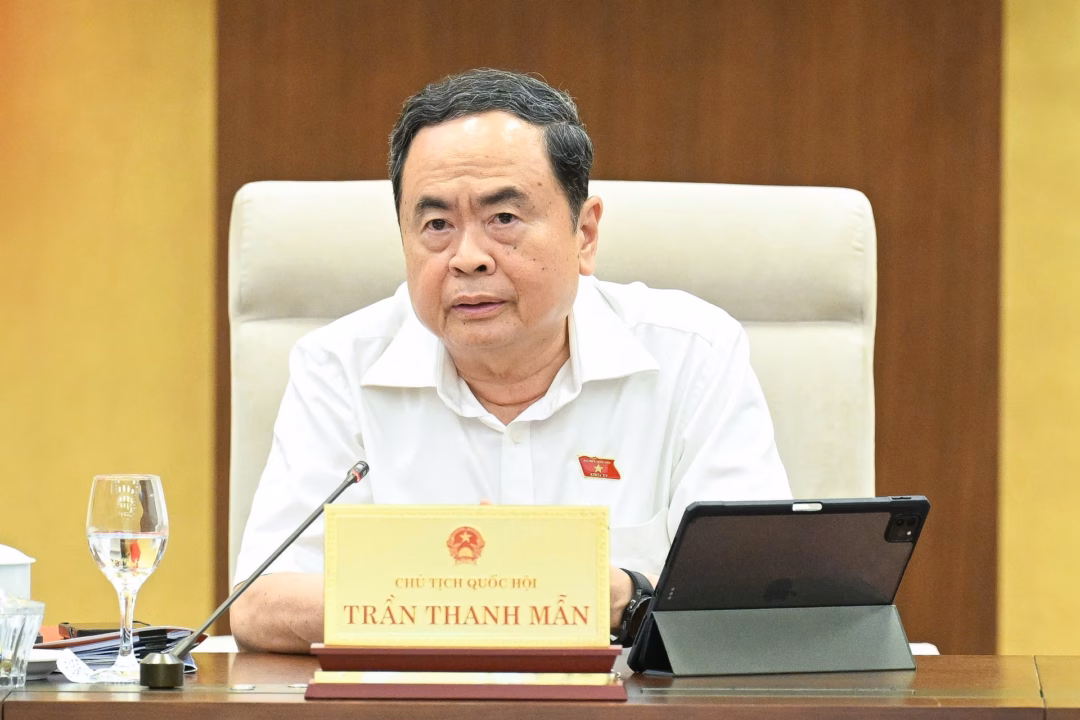 Chủ tịch Quốc hội Trần Thanh Mẫn phát biểu tại phiên họp Chủ tịch Quốc hội Trần Thanh Mẫn phát biểu tại phiên họp