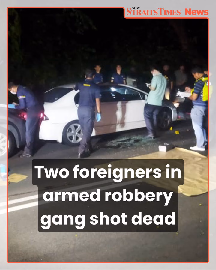 Two foreigners in armed robbery gang shot dead