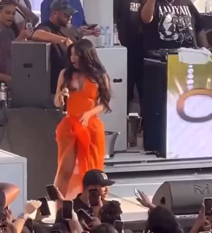 Cardi B bị kiện vì hành hung khán giả tại Las Vegas Hành động của Cardi B khiến cư dân mạng đùa rằng cần phải đội mũ bảo hiểm để tránh bị ném micro khi xem show của cô
