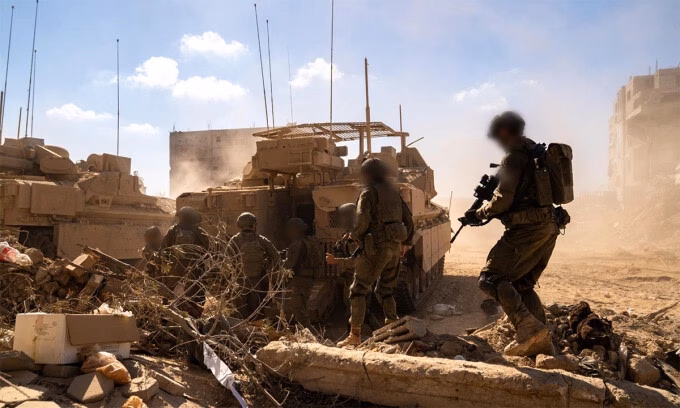 Israel tuyên bố mở nhiều mặt trận tấn công, phòng thủ ở Trung Đông Vị trí Dải Gaza. Đồ họa: CNN
