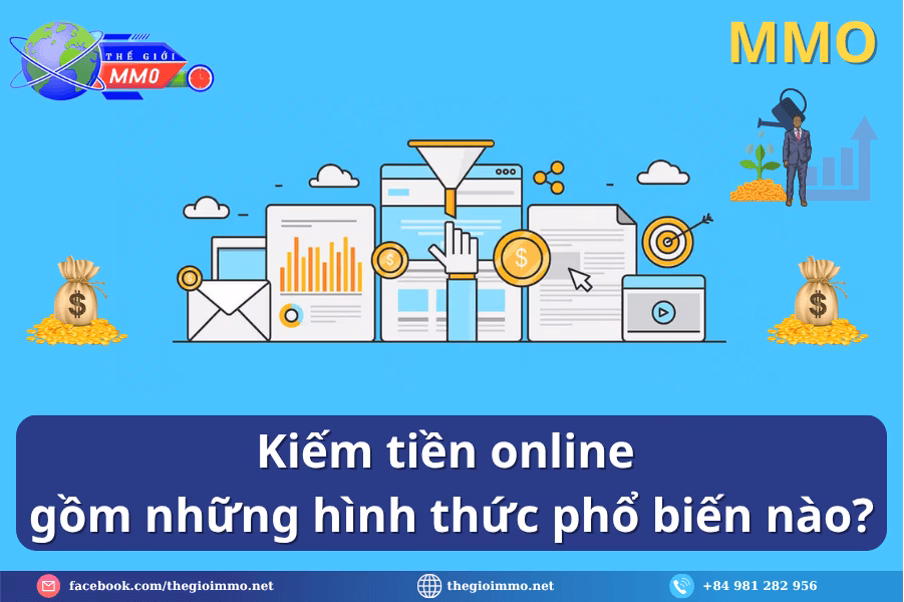 II. Kiếm tiền online gồm những hình thức phổ biến nào?