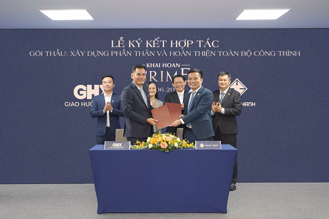 Lễ ký kết hợp tác giữa Khải Hoàn Land và Phước Thành Lễ ký kết hợp tác giữa Khải Hoàn Land và Phước Thành