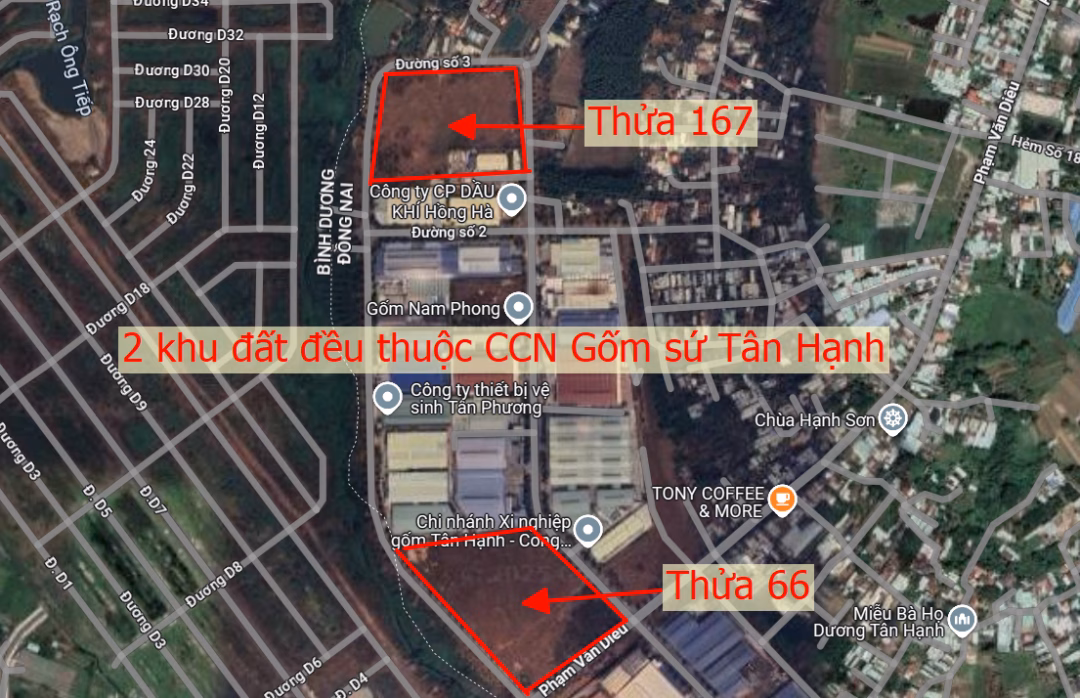 Đồng Nai chuẩn bị đấu giá hai khu đất tại Cụm công nghiệp Gốm sứ Tân Hạnh Khu đất tại Cụm công nghiệp Gốm sứ Tân Hạnh