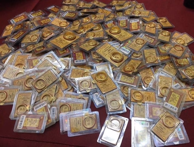 Gi&aacute; v&agrave;ng nhẫn tăng mạnh, phản &aacute;nh xu hướng gi&aacute; v&agrave;ng thế giới