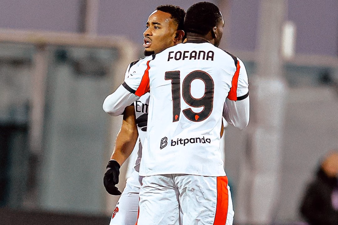 Christopher Nkunku ghi b&agrave;n cho Milan