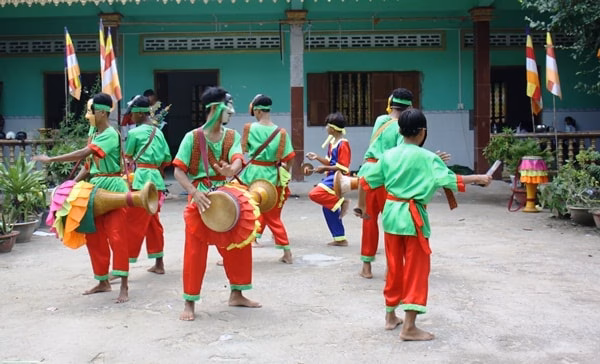 An Giang tìm cách giữ gìn điệu múa trống đặc trưng của người Khmer 2 trống