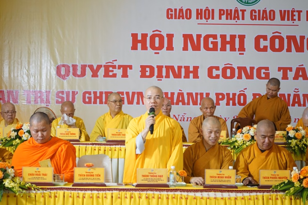 Công bố quyết định nhân sự Ban Trị sự Phật giáo TP Đà Nẵng nhiệm kỳ mới