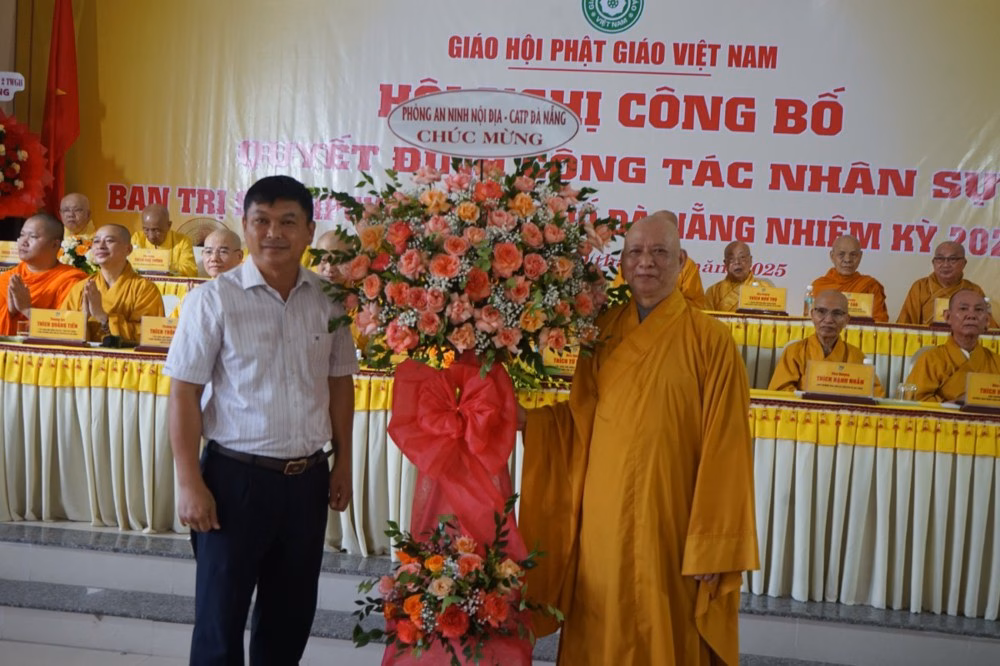 Công bố quyết định nhân sự Ban Trị sự Phật giáo TP Đà Nẵng nhiệm kỳ mới