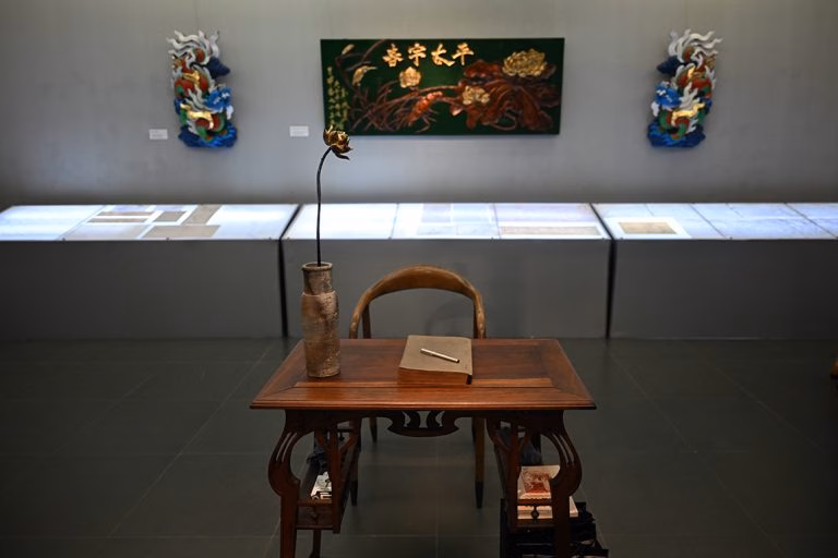Không gian triển lãm (Ảnh: Nguyên Khánh)