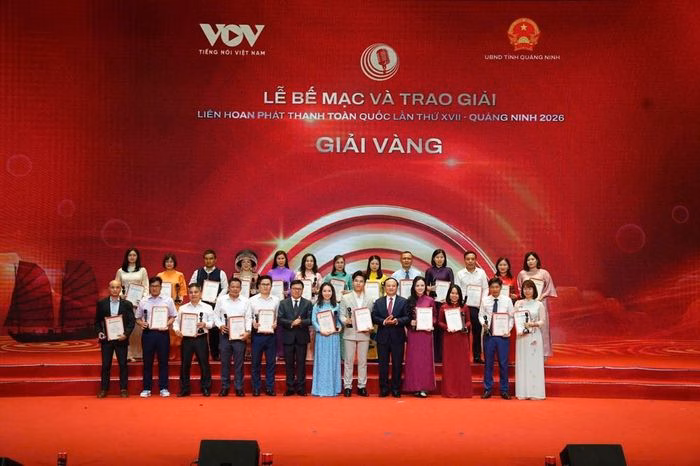 Trao giải Vàng tại Liên hoan Phát thanh toàn quốc lần thứ XVII tại Quảng Ninh