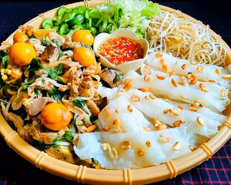 Bánh ướt lòng gà