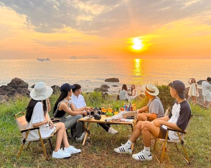 Bãi biển Bãi Đông vào mùa hè Bãi biển hoang sơ chưa nhiều người biết ở Thanh Hóa -12